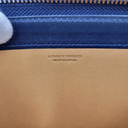 【中古品】【メンズ/レディース】 LONG WALLET ロングウォレット L字ファスナー 長財布 200-251122-as-27-izu カラー：ネイビー 万代Net店