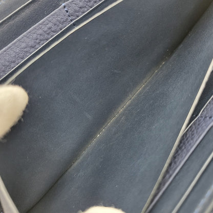 【中古品】【メンズ/レディース】 LONG WALLET ロングウォレット L字ファスナー 長財布 200-251122-as-27-izu カラー：ネイビー 万代Net店