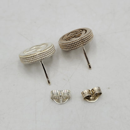 【中古品】【メンズ/レディース】 GUCCI グッチ 925 GG INTERLOCKING PIERCE インターロッキング ピアス 両耳用 アクセサリー 182-251122-as-23-izu カラー：シルバー 万代Net店