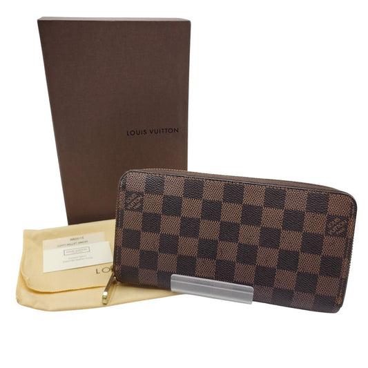【現状渡し品】【メンズ/レディース】 LOUIS VUITTON ルイ・ヴィトン CA2180 N60015 ダミエ ジッピーウォレット 長財布 179-251122-as-25-izu カラー：ブラウン 万代Net店