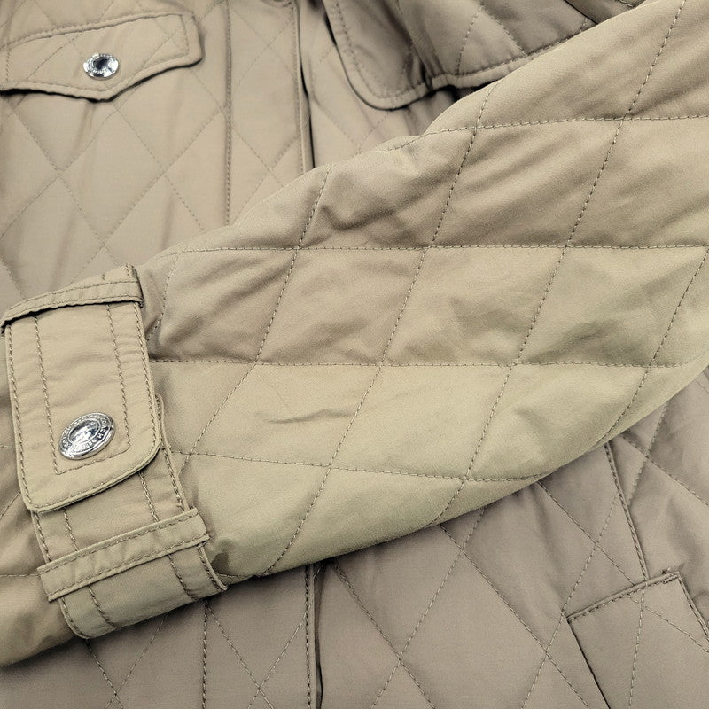 【中古品】【レディース】 COACH コーチ QUILTING COAT キルティング コート アウター 168-251128-cs-10-izu サイズ：XS カラー：カーキ 万代Net店