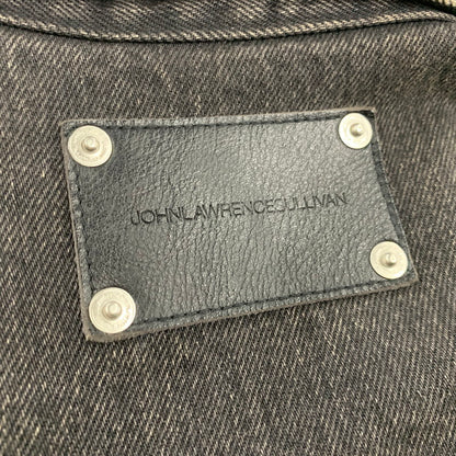 【中古品】【メンズ】 JOHN LAWRENCE SULLIVAN ジョンローレンスサリバン FRONT SIDE BELTED DENIM JACKET 1B013-0320-34 フロント サイド ベルト デニムジャケット アウター 140-251122-as-10-izu サイズ：48 カラー：ブラック 万代Net店