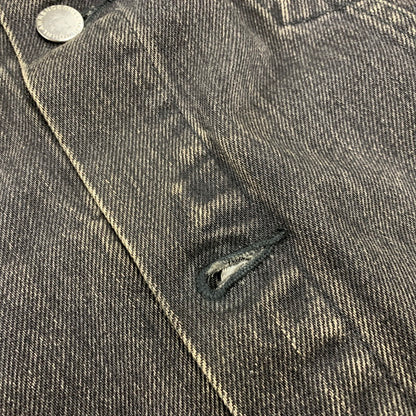 【中古品】【メンズ】 JOHN LAWRENCE SULLIVAN ジョンローレンスサリバン FRONT SIDE BELTED DENIM JACKET 1B013-0320-34 フロント サイド ベルト デニムジャケット アウター 140-251122-as-10-izu サイズ：48 カラー：ブラック 万代Net店