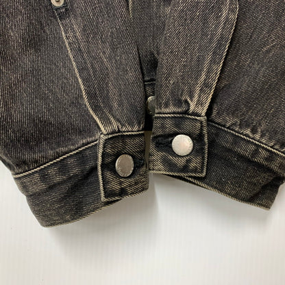 【中古品】【メンズ】 JOHN LAWRENCE SULLIVAN ジョンローレンスサリバン FRONT SIDE BELTED DENIM JACKET 1B013-0320-34 フロント サイド ベルト デニムジャケット アウター 140-251122-as-10-izu サイズ：48 カラー：ブラック 万代Net店