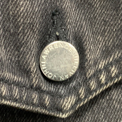 【中古品】【メンズ】 JOHN LAWRENCE SULLIVAN ジョンローレンスサリバン FRONT SIDE BELTED DENIM JACKET 1B013-0320-34 フロント サイド ベルト デニムジャケット アウター 140-251122-as-10-izu サイズ：48 カラー：ブラック 万代Net店