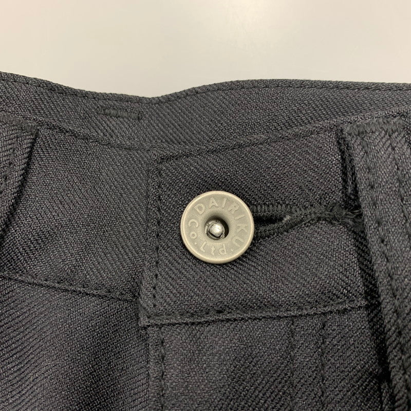 【中古品】【メンズ】 DAIRIKU ダイリク 24SS P-6 24SS PAINTER PRESSED PANTS ペインター プレス パンツ ボトムス ズボン 153-251123-cs-07-izu サイズ：29 カラー：ブラック 万代Net店