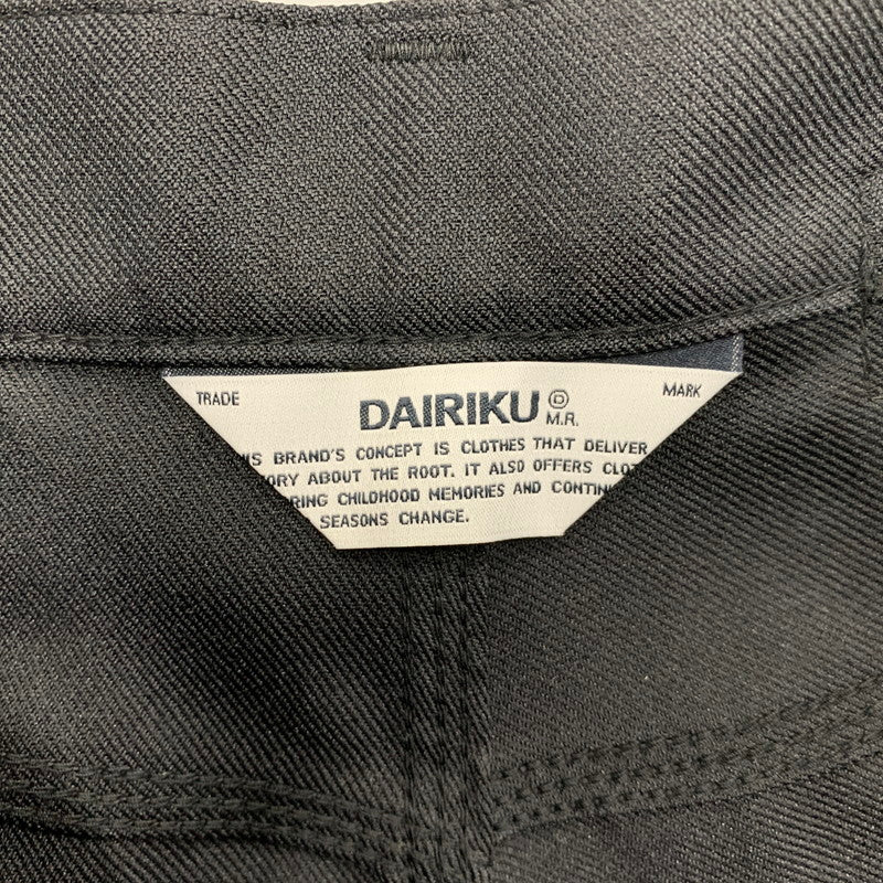 【中古品】【メンズ】 DAIRIKU ダイリク 24SS P-6 24SS PAINTER PRESSED PANTS ペインター プレス パンツ ボトムス ズボン 153-251123-cs-07-izu サイズ：29 カラー：ブラック 万代Net店