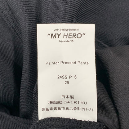 【中古品】【メンズ】 DAIRIKU ダイリク 24SS P-6 24SS PAINTER PRESSED PANTS ペインター プレス パンツ ボトムス ズボン 153-251123-cs-07-izu サイズ：29 カラー：ブラック 万代Net店