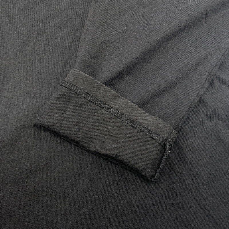 【現状渡し品】【メンズ】 MARTINE ROSE マーティン ローズ LS MOCKNECK T-SHIRT ロングスリーブ モックネック Tシャツ 長袖 トップス 141-251129-as-14-izu サイズ：S カラー：ブラック 万代Net店