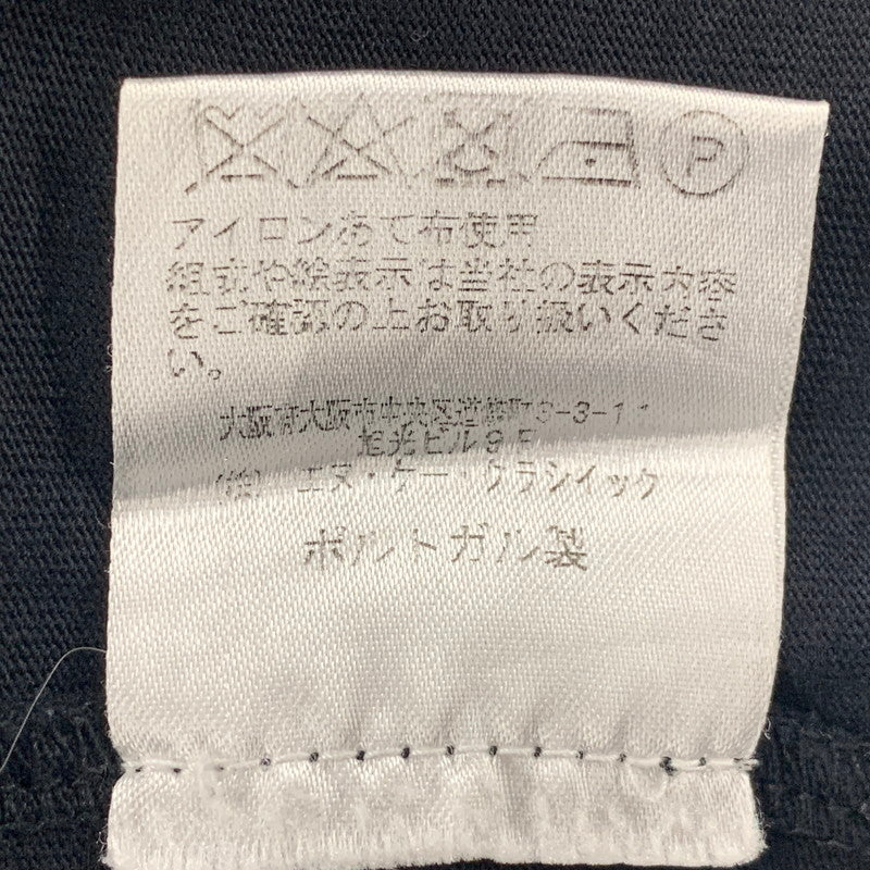 【現状渡し品】【メンズ】 MARTINE ROSE マーティン ローズ LS MOCKNECK T-SHIRT ロングスリーブ モックネック Tシャツ 長袖 トップス 141-251129-as-14-izu サイズ：S カラー：ブラック 万代Net店