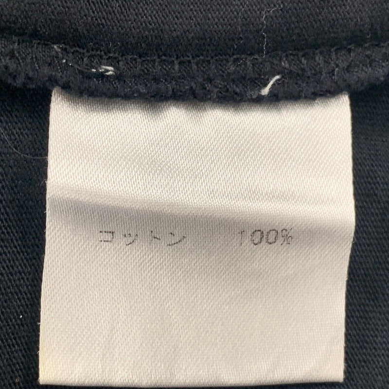 【現状渡し品】【メンズ】 MARTINE ROSE マーティン ローズ LS MOCKNECK T-SHIRT ロングスリーブ モックネック Tシャツ 長袖 トップス 141-251129-as-14-izu サイズ：S カラー：ブラック 万代Net店