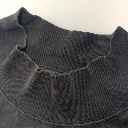 【現状渡し品】【メンズ】 MARTINE ROSE マーティン ローズ LS MOCKNECK T-SHIRT ロングスリーブ モックネック Tシャツ 長袖 トップス 141-251129-as-14-izu サイズ：S カラー：ブラック 万代Net店