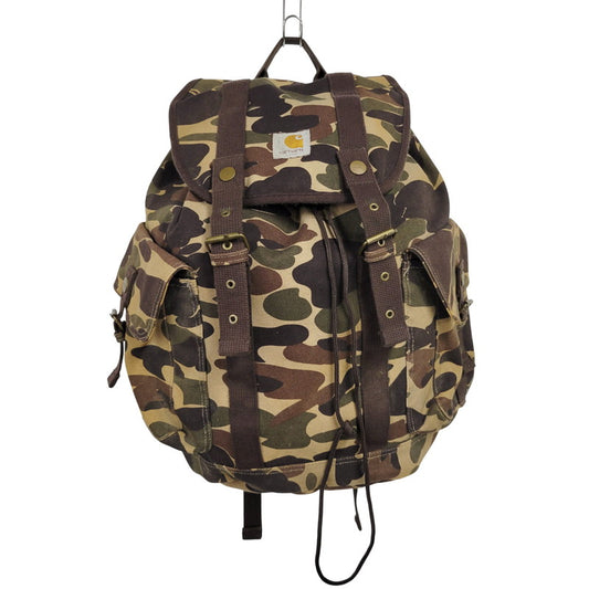 【中古品】【メンズ/レディース】 Carhartt カーハート BACKPACK CAMO 02907 バックパック カモ リュック バッグ カバン 鞄 188-251122-as-13-izu サイズ：F カラー：マルチカラー 万代Net店