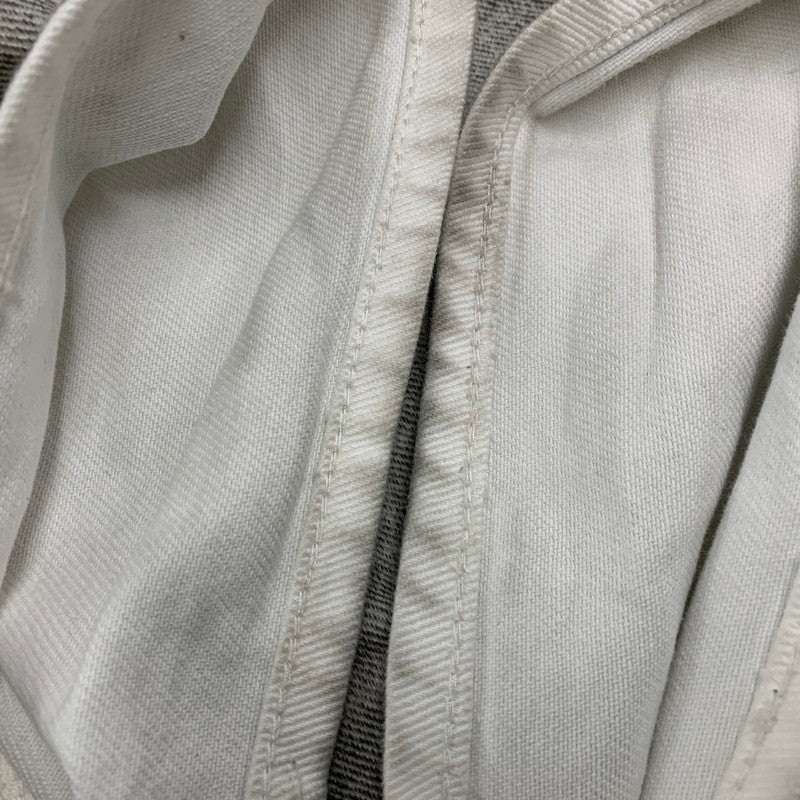 【中古品】【メンズ】 BEAMS ビームス FUTURE ARCHIVE FADE DOUBLE KNEE DENIM PANTS 11-24-3517-791 フューチャー アーカイブ フェードダブルニーデニムパンツ ジーンズ ボトムス 158-251122-as-41-izu サイズ：S カラー：ホワイト系 万代Net店