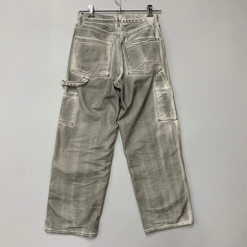 【中古品】【メンズ】 BEAMS ビームス FUTURE ARCHIVE FADE DOUBLE KNEE DENIM PANTS 11-24-3517-791 フューチャー アーカイブ フェードダブルニーデニムパンツ ジーンズ ボトムス 158-251122-as-41-izu サイズ：S カラー：ホワイト系 万代Net店