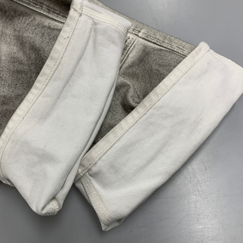 【中古品】【メンズ】 BEAMS ビームス FUTURE ARCHIVE FADE DOUBLE KNEE DENIM PANTS 11-24-3517-791 フューチャー アーカイブ フェードダブルニーデニムパンツ ジーンズ ボトムス 158-251122-as-41-izu サイズ：S カラー：ホワイト系 万代Net店