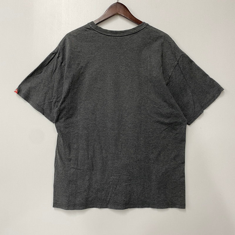 【中古品】【メンズ】 PRINT T-SHIRT プリント Tシャツ SK務PT期 半袖 トップス 140-251122-as-31-izu サイズ：L カラー：グレー 万代Net店