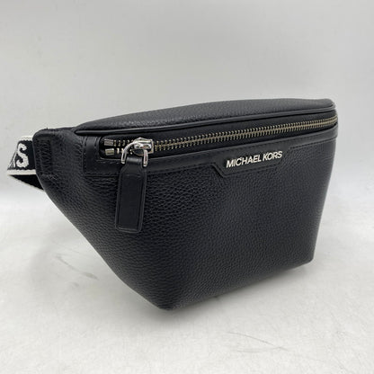 【中古品】【メンズ/レディース】 Michael Kors マイケルコース LEATHER BODY BAG 37T4LCOY1L レザー ボディバッグ カバン 鞄 188-251207-as-01-izu カラー：ブラック 万代Net店