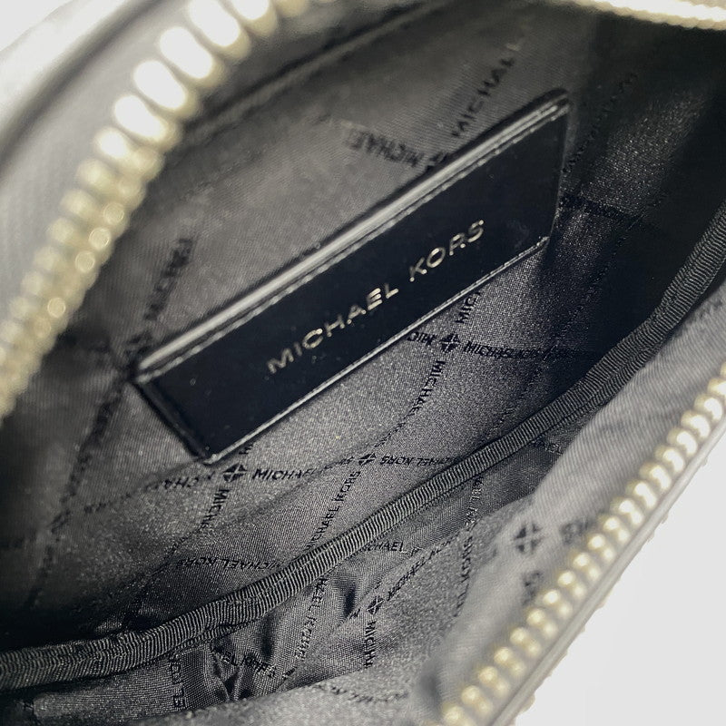 【中古品】【メンズ/レディース】 Michael Kors マイケルコース LEATHER BODY BAG 37T4LCOY1L レザー ボディバッグ カバン 鞄 188-251207-as-01-izu カラー：ブラック 万代Net店