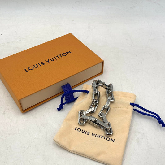 【中古品】【メンズ/レディース】 LOUIS VUITTON ルイ・ヴィトン M00309 LE0275 ブレスレット･ミニモノグラム チェーン アクセサリー 179-251128-ya-04-izu カラー：シルバー 万代Net店
