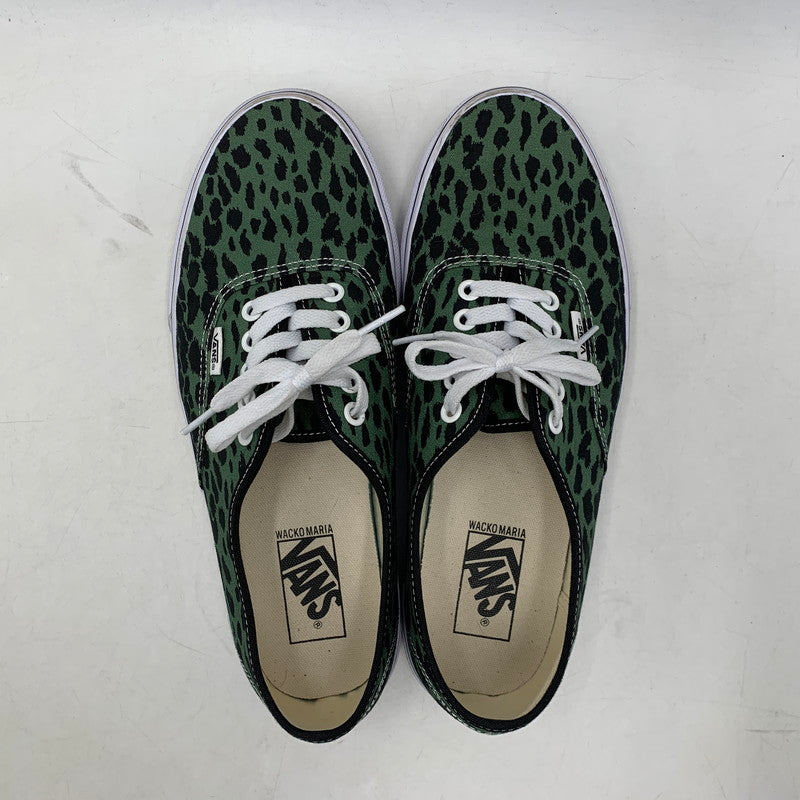 【中古品】【メンズ】 VANS × WACKO MARIA バンズ×ワコマリア 667569-0003 23AW V44 AUTHENTIC LOWCUT SNEAKER オーセンティック ローカット スニーカー シューズ 靴 162-251123-cs-04-izu サイズ：27cm カラー：グリーン 万代Net店