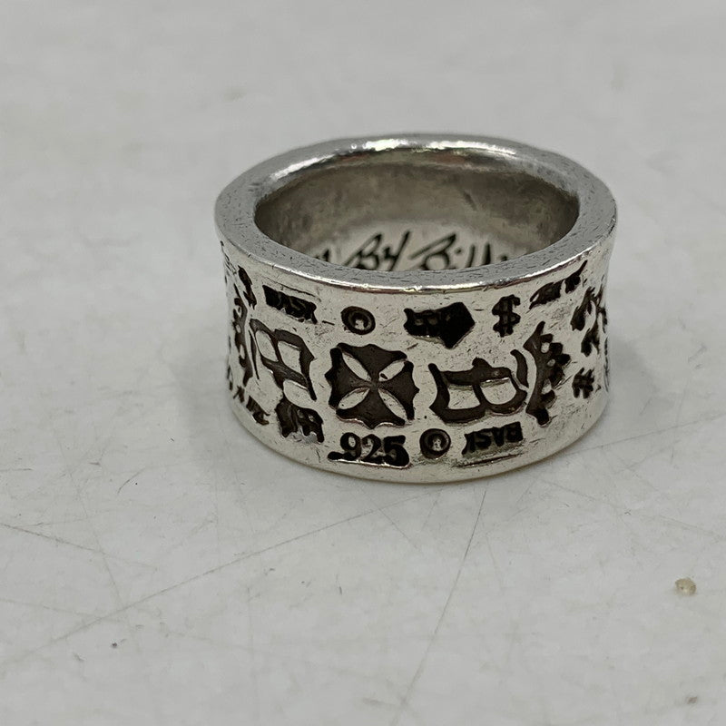 【中古品】【メンズ/レディース】 BILL WALL LEATHER ビルウォールレザー SV925 GRAFFITI STAMP RING グラフィティ スタンプ リング 指輪 アクセサリー 192-251124-ya-23-izu カラー：シルバー 万代Net店