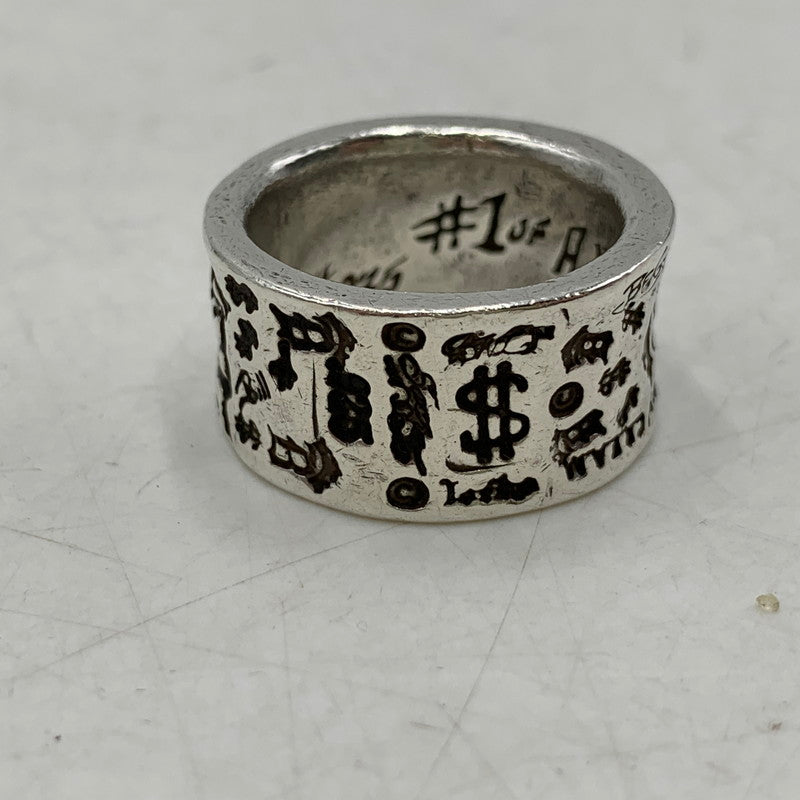 【中古品】【メンズ/レディース】 BILL WALL LEATHER ビルウォールレザー SV925 GRAFFITI STAMP RING グラフィティ スタンプ リング 指輪 アクセサリー 192-251124-ya-23-izu カラー：シルバー 万代Net店