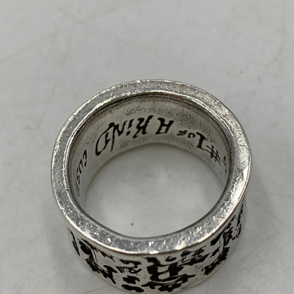 【中古品】【メンズ/レディース】 BILL WALL LEATHER ビルウォールレザー SV925 GRAFFITI STAMP RING グラフィティ スタンプ リング 指輪 アクセサリー 192-251124-ya-23-izu カラー：シルバー 万代Net店