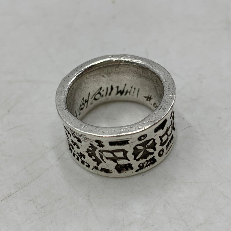 【中古品】【メンズ/レディース】 BILL WALL LEATHER ビルウォールレザー SV925 GRAFFITI STAMP RING グラフィティ スタンプ リング 指輪 アクセサリー 192-251124-ya-23-izu カラー：シルバー 万代Net店