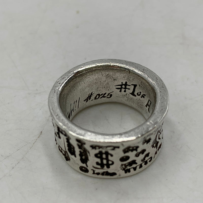 【中古品】【メンズ/レディース】 BILL WALL LEATHER ビルウォールレザー SV925 GRAFFITI STAMP RING グラフィティ スタンプ リング 指輪 アクセサリー 192-251124-ya-23-izu カラー：シルバー 万代Net店