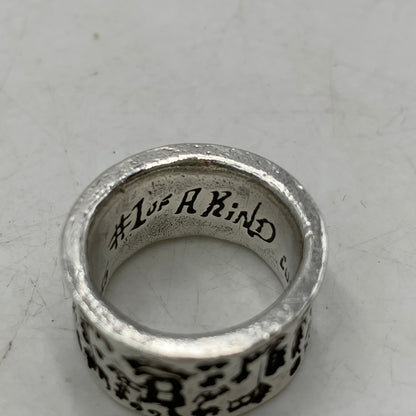 【中古品】【メンズ/レディース】 BILL WALL LEATHER ビルウォールレザー SV925 GRAFFITI STAMP RING グラフィティ スタンプ リング 指輪 アクセサリー 192-251124-ya-23-izu カラー：シルバー 万代Net店