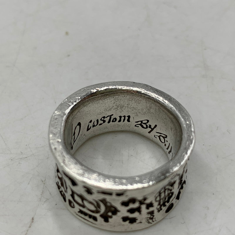 【中古品】【メンズ/レディース】 BILL WALL LEATHER ビルウォールレザー SV925 GRAFFITI STAMP RING グラフィティ スタンプ リング 指輪 アクセサリー 192-251124-ya-23-izu カラー：シルバー 万代Net店