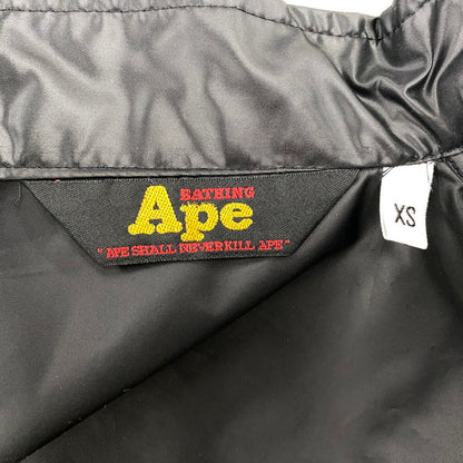 【中古品】【メンズ】 A BATHING APE CYCLES アベイシングエイプ サイクル POLYESTER JACKET ポリエステル ジャケット 三角タグ 142-251122-as-36-izu サイズ：XS カラー：ブラック 万代Net店