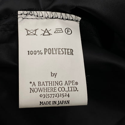【中古品】【メンズ】 A BATHING APE CYCLES アベイシングエイプ サイクル POLYESTER JACKET ポリエステル ジャケット 三角タグ 142-251122-as-36-izu サイズ：XS カラー：ブラック 万代Net店