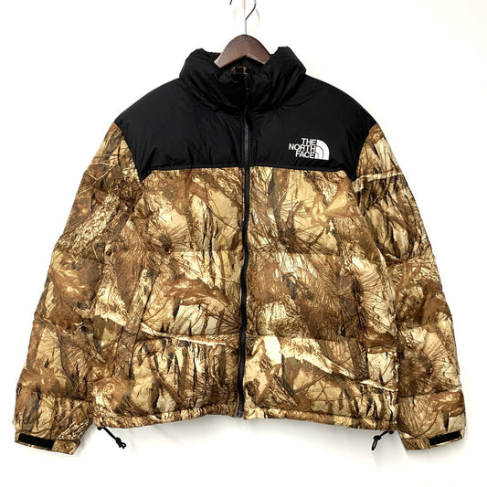 【中古美品】【メンズ】 THE NORTH FACE ザ・ノースフェイス NOVELTY NUPTSE JACKET ND92556 ノベルティーヌプシジャケット ダウン アウター 144-251122-as-50-izu サイズ：XL カラー：ブラック×ブラウン系 万代Net店