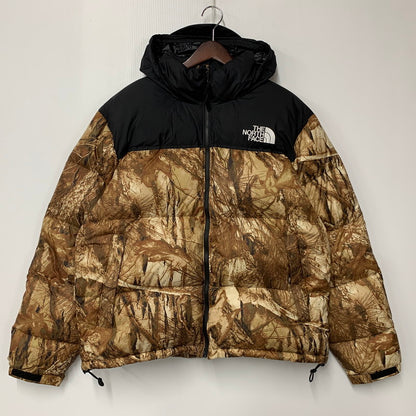 【中古美品】【メンズ】 THE NORTH FACE ザ・ノースフェイス NOVELTY NUPTSE JACKET ND92556 ノベルティーヌプシジャケット ダウン アウター 144-251122-as-50-izu サイズ：XL カラー：ブラック×ブラウン系 万代Net店