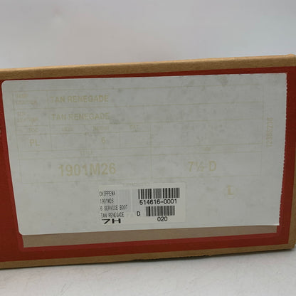 【中古品】【メンズ/レディース】 Chippewa チペワ 1901M26 6INCH UTILITY BOOTS ユーティリティー ブーツ シューズ 靴 164-251123-cs-05-izu サイズ：25.5cm カラー：ブラウン 万代Net店