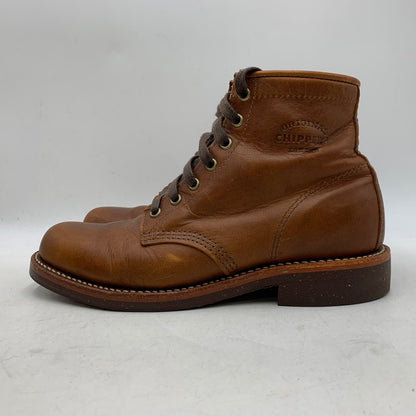 【中古品】【メンズ/レディース】 Chippewa チペワ 1901M26 6INCH UTILITY BOOTS ユーティリティー ブーツ シューズ 靴 164-251123-cs-05-izu サイズ：25.5cm カラー：ブラウン 万代Net店