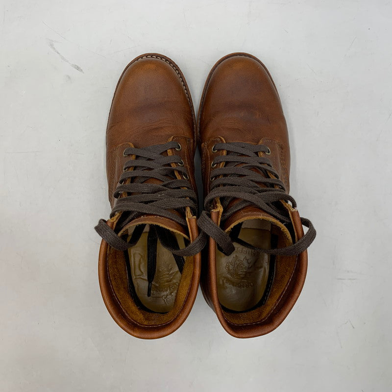 【中古品】【メンズ/レディース】 Chippewa チペワ 1901M26 6INCH UTILITY BOOTS ユーティリティー ブーツ シューズ 靴 164-251123-cs-05-izu サイズ：25.5cm カラー：ブラウン 万代Net店