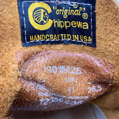 【中古品】【メンズ/レディース】 Chippewa チペワ 1901M26 6INCH UTILITY BOOTS ユーティリティー ブーツ シューズ 靴 164-251123-cs-05-izu サイズ：25.5cm カラー：ブラウン 万代Net店