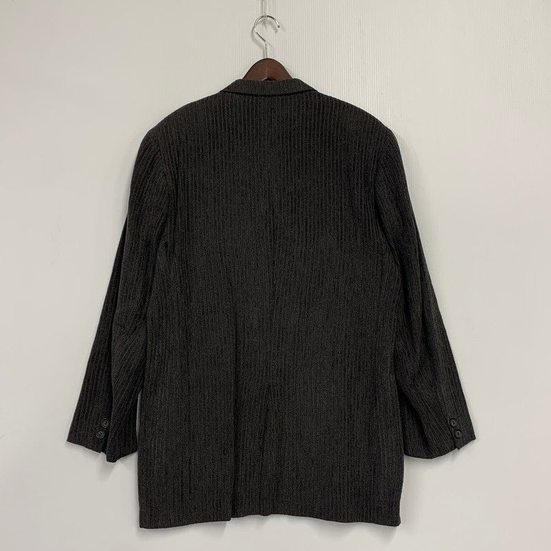 【中古品】【メンズ】 KENZO HOMME ケンゾーオム 3312-1407 90'S STRIPE COAT JACKET ストライプ コート ジャケット アウター 140-251128-cs-18-izu サイズ：4 カラー：ダークグレー 万代Net店