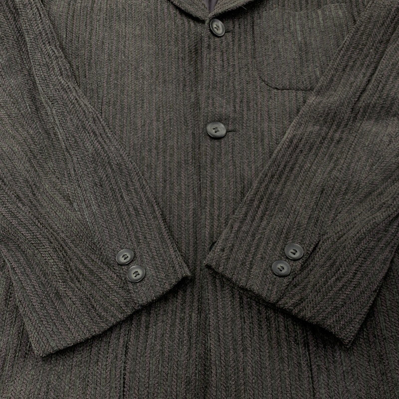 【中古品】【メンズ】 KENZO HOMME ケンゾーオム 3312-1407 90'S STRIPE COAT JACKET ストライプ コート ジャケット アウター 140-251128-cs-18-izu サイズ：4 カラー：ダークグレー 万代Net店