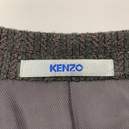 【中古品】【メンズ】 KENZO HOMME ケンゾーオム 3312-1407 90'S STRIPE COAT JACKET ストライプ コート ジャケット アウター 140-251128-cs-18-izu サイズ：4 カラー：ダークグレー 万代Net店