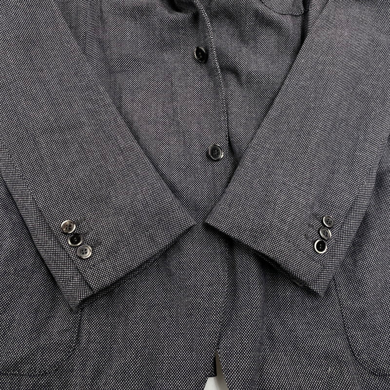 【中古品】【メンズ】 ARMANI COLLEZIONI アルマーニコレッツォーニ 2111G3 WOOL COTTON TAILORED JACKET ウール コットン テーラード ジャケット トップス 141-251128-ya-16-izu サイズ：54 カラー：グレー 万代Net店