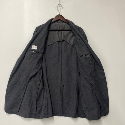 【中古品】【メンズ】 ARMANI COLLEZIONI アルマーニコレッツォーニ 2111G3 WOOL COTTON TAILORED JACKET ウール コットン テーラード ジャケット トップス 141-251128-ya-16-izu サイズ：54 カラー：グレー 万代Net店