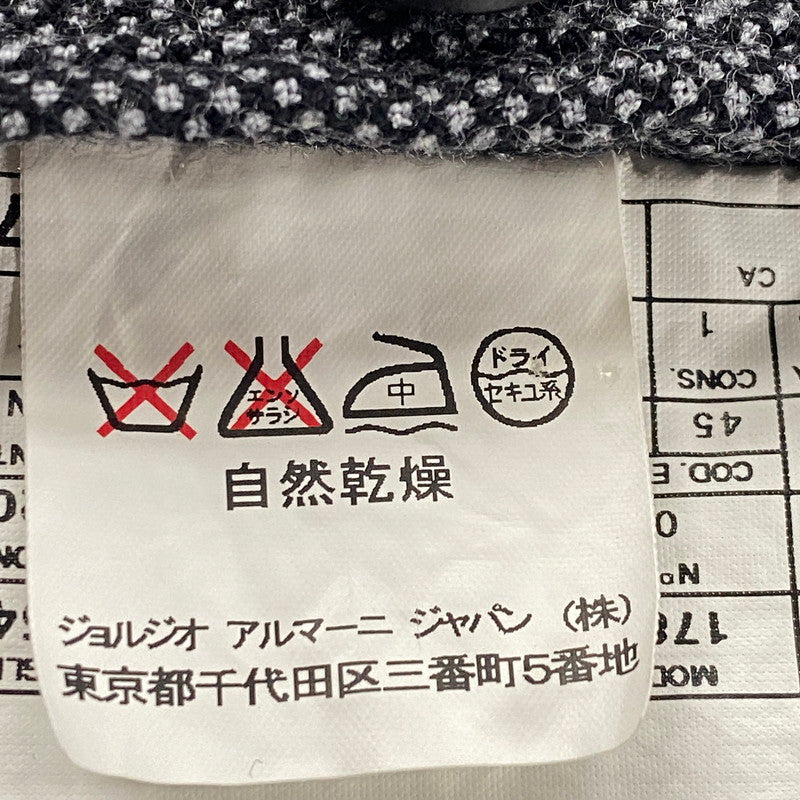 【中古品】【メンズ】 ARMANI COLLEZIONI アルマーニコレッツォーニ 2111G3 WOOL COTTON TAILORED JACKET ウール コットン テーラード ジャケット トップス 141-251128-ya-16-izu サイズ：54 カラー：グレー 万代Net店