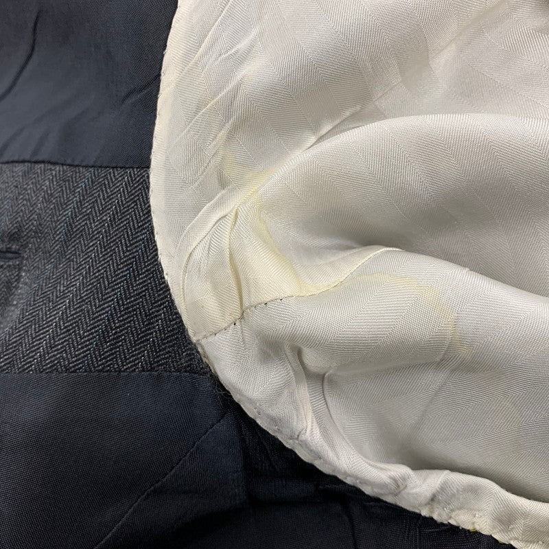 【現状渡し品】【メンズ】 YOHJI YAMAMOTO COSTUME D'HOMME ヨウジヤマモトコスチュームドオム STRIPE SET-UP HJ-J80-169 HJ-P83-169 ストライプ セットアップ 140-251122-as-47-izu サイズ：6 カラー：グレー系 万代Net店