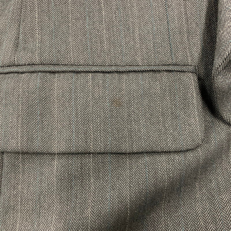 【現状渡し品】【メンズ】 YOHJI YAMAMOTO COSTUME D'HOMME ヨウジヤマモトコスチュームドオム STRIPE SET-UP HJ-J80-169 HJ-P83-169 ストライプ セットアップ 140-251122-as-47-izu サイズ：6 カラー：グレー系 万代Net店