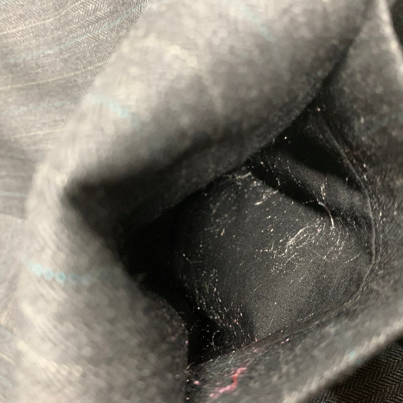 【現状渡し品】【メンズ】 YOHJI YAMAMOTO COSTUME D'HOMME ヨウジヤマモトコスチュームドオム STRIPE SET-UP HJ-J80-169 HJ-P83-169 ストライプ セットアップ 140-251122-as-47-izu サイズ：6 カラー：グレー系 万代Net店