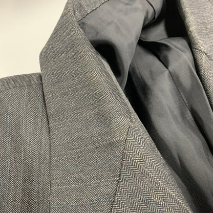 【現状渡し品】【メンズ】 YOHJI YAMAMOTO COSTUME D'HOMME ヨウジヤマモトコスチュームドオム STRIPE SET-UP HJ-J80-169 HJ-P83-169 ストライプ セットアップ 140-251122-as-47-izu サイズ：6 カラー：グレー系 万代Net店